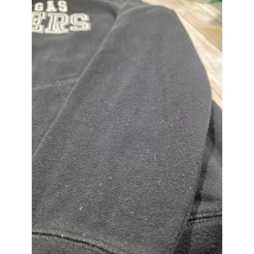 47 Brand Las Vegas Raiders Mens Hoodie Black Graphic Pullover Sweatshirt Medium - Picture 3 of 8